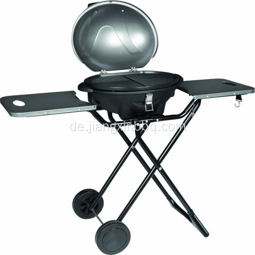 Elektrogrill Barbecue mit Trolley im Freien